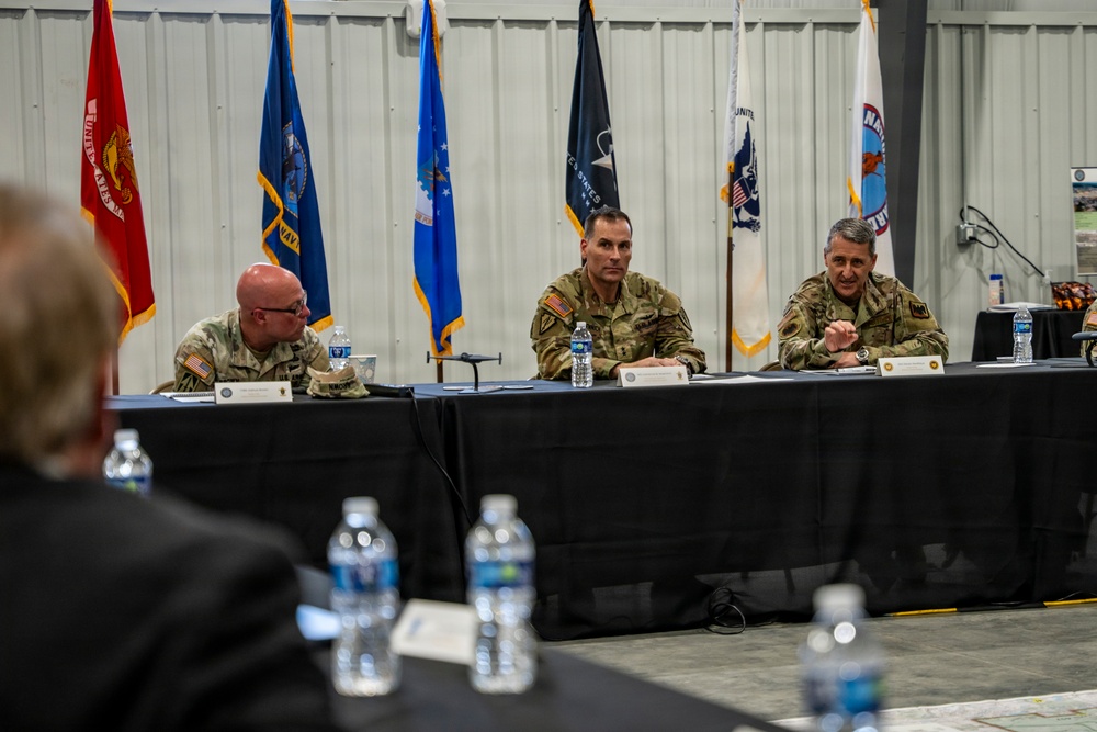 Indiana National Guard hosts Task Force RAPTR technology showcase with National Guard Bureau leadership