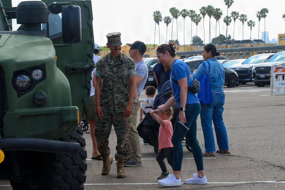 MCRD San Diego Library hosts Touch-A-Truck