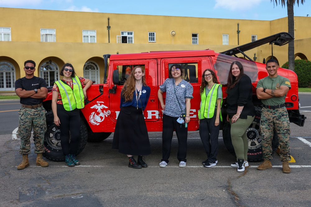 MCRD San Diego Library hosts Touch-A-Truck
