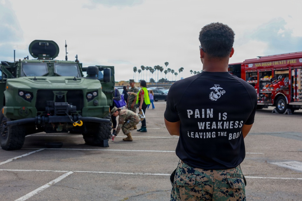 MCRD San Diego Library hosts Touch-A-Truck