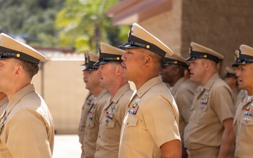 U.S. Sailors with 1st Marine Logistics Group Celebrate 133rd Chief Petty Officer Birthday