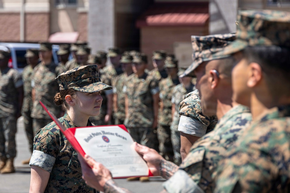 13th MEU holds April Promotion and Awards Ceremony