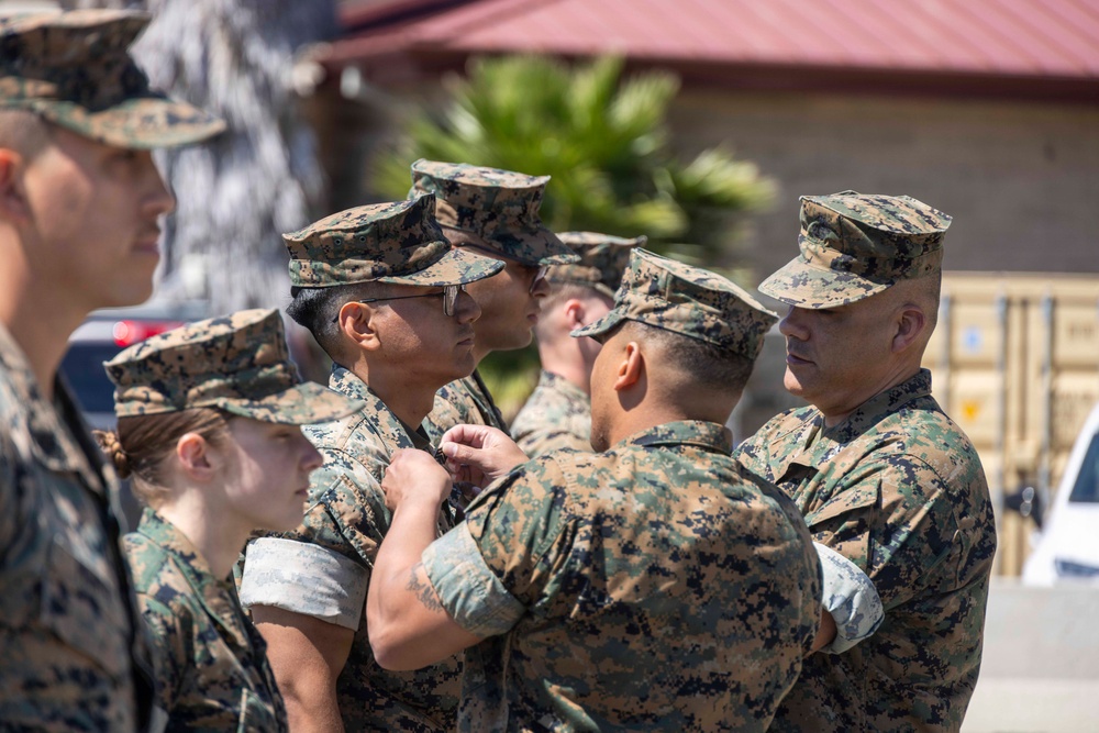 13th MEU holds April Promotion and Awards Ceremony
