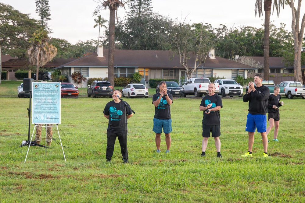 25th CAB Conducts Sexual Assault Awareness and Prevention Month Run/Walk