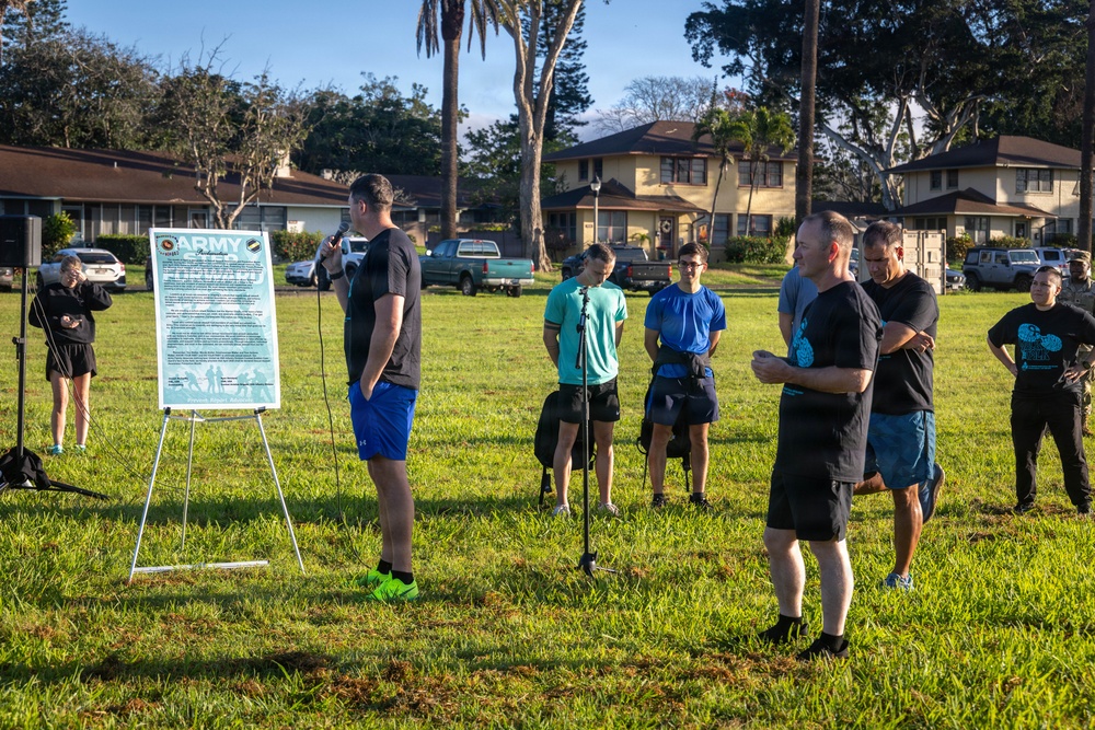 25th CAB Conducts Sexual Assault Awareness and Prevention Month Run/Walk