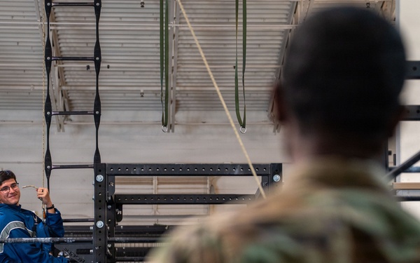 Air Force and Navy Reserve Officer Training Corps cadets gain familiarization of DMs “Rescue &amp;amp; Attack” mission