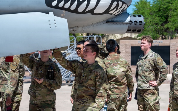 Air Force and Navy Reserve Officer Training Corps cadets gain familiarization of DMs “Rescue &amp;amp; Attack” mission