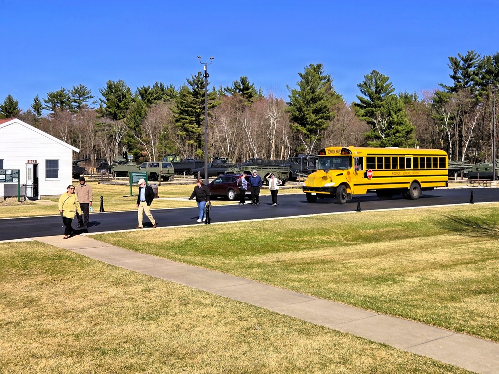 Rosholt school group visits Fort McCoy for March 2026 tour at historic Commemorative Area