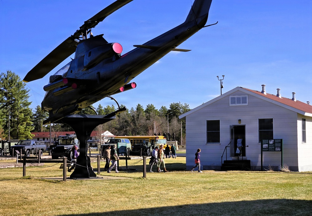 Rosholt school group visits Fort McCoy for March 2026 tour at historic Commemorative Area
