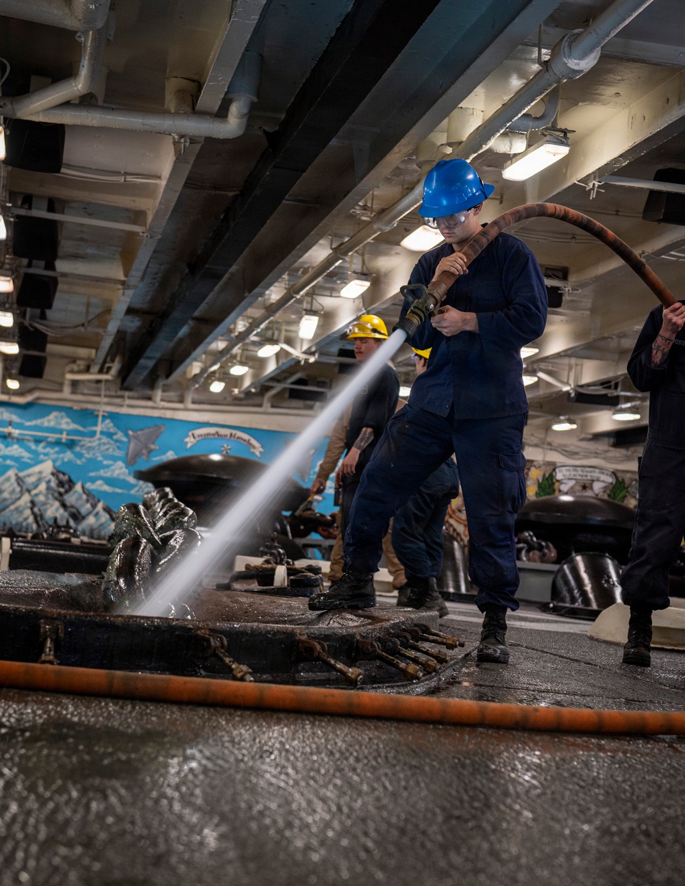 Nimitz Weighs Anchor