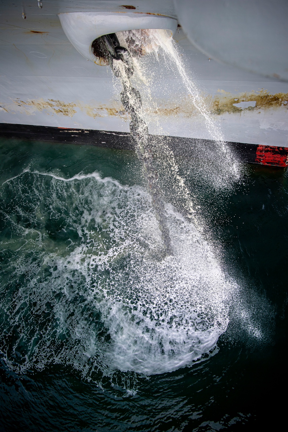 Nimitz Weighs Anchor