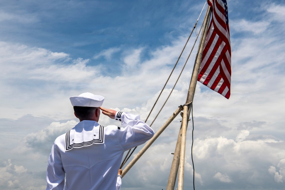 Sailors Shift Colors