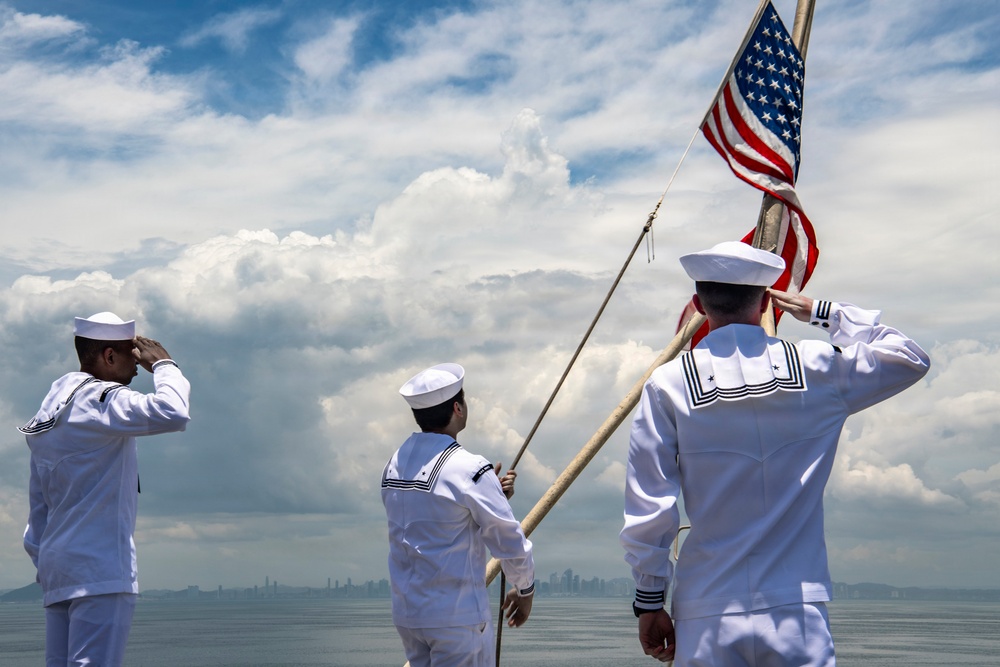 Sailors Shift Colors