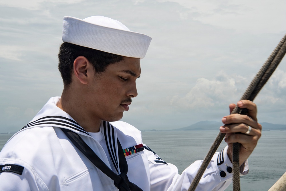 Sailors Shift Colors