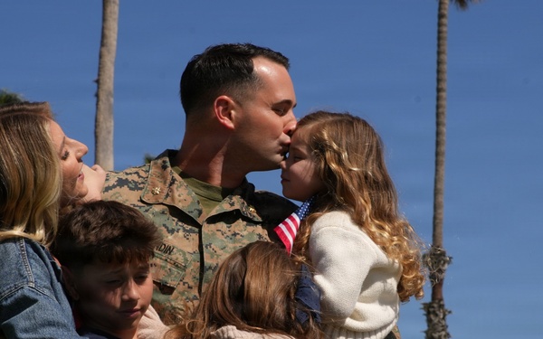 15th MEU Marines, Sailors Return Home After Six-Month MRF-SEA Deployment