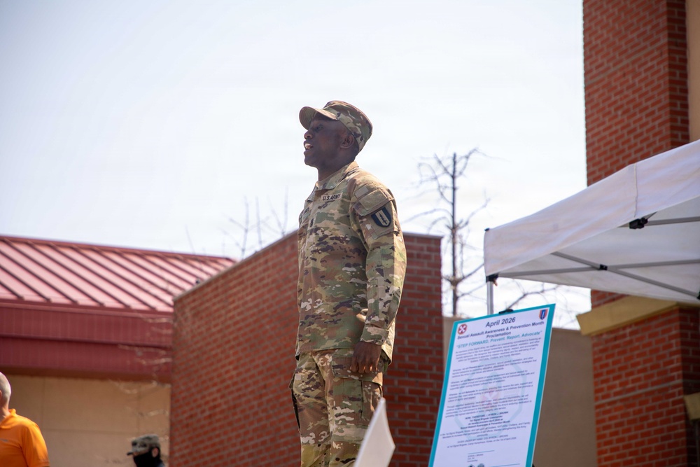 1SIG BDE Signal Month: 1st Signal Brigade commemorates 60th Anniversary and Signal Month with Cake Cutting and SHARP Proclamation.