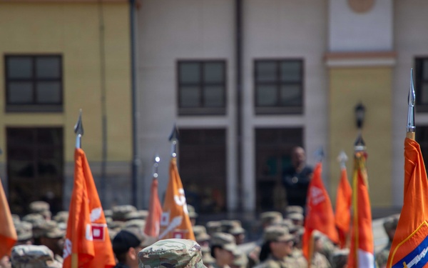 1SIG BDE Signal Month: 1st Signal Brigade commemorates 60th Anniversary and Signal Month with Cake Cutting and SHARP Proclamation.