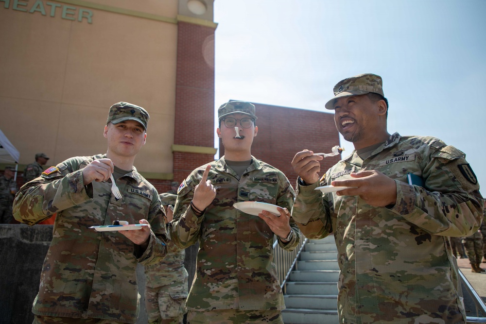 1SIG BDE Signal Month: 1st Signal Brigade commemorates 60th Anniversary and Signal Month with Cake Cutting and SHARP Proclamation.