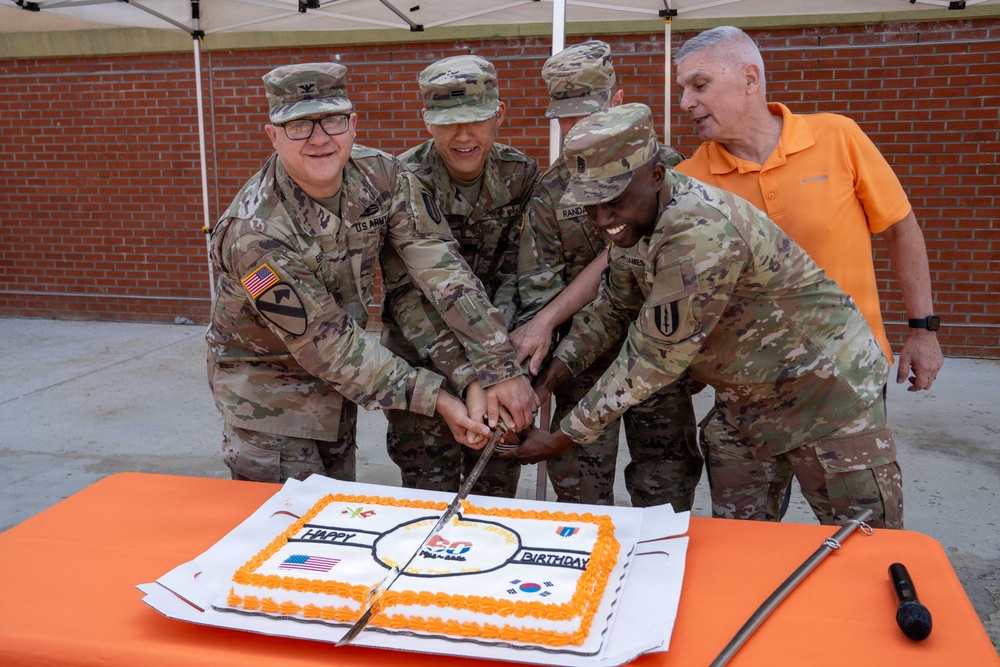 1SIG BDE Signal Month: 1st Signal Brigade commemorates 60th Anniversary and Signal Month with Cake Cutting and SHARP Proclamation.