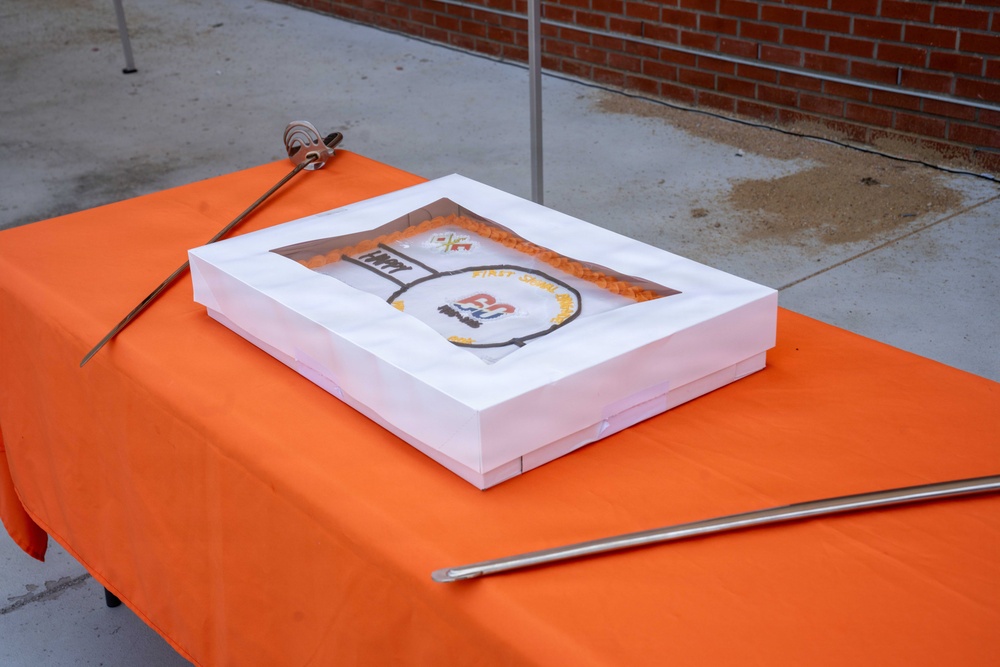 1SIG BDE Signal Month: 1st Signal Brigade commemorates 60th Anniversary and Signal Month with Cake Cutting and SHARP Proclamation.