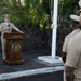 Adm. Steve Koehler, commander, U.S. Pacific Fleet, delivers remarks during the chief petty officer birthday celebration ceremony