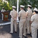 U.S. Pacific Fleet Master Chief Don Davis delivers remarks during the chief petty officer birthday celebration ceremony
