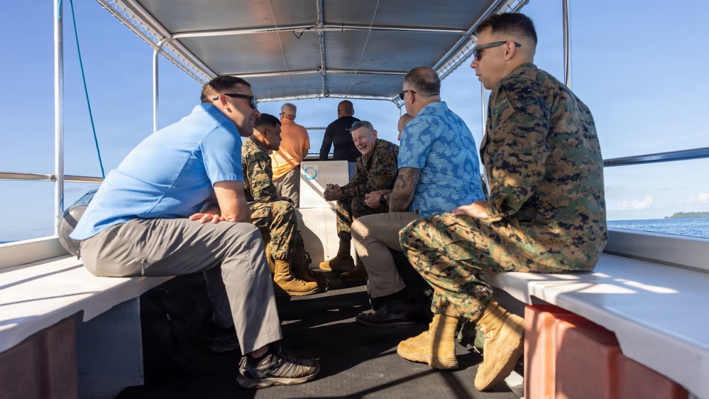 MARFORPAC deputy commander in Palau: Historic site tour