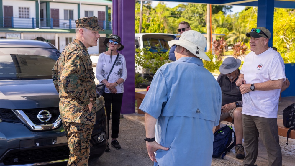 MARFORPAC deputy commander in Palau: Historic site tour