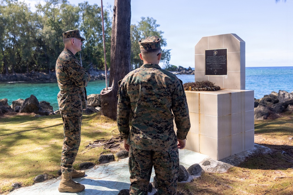 MARFORPAC deputy commander in Palau: Historic site tour