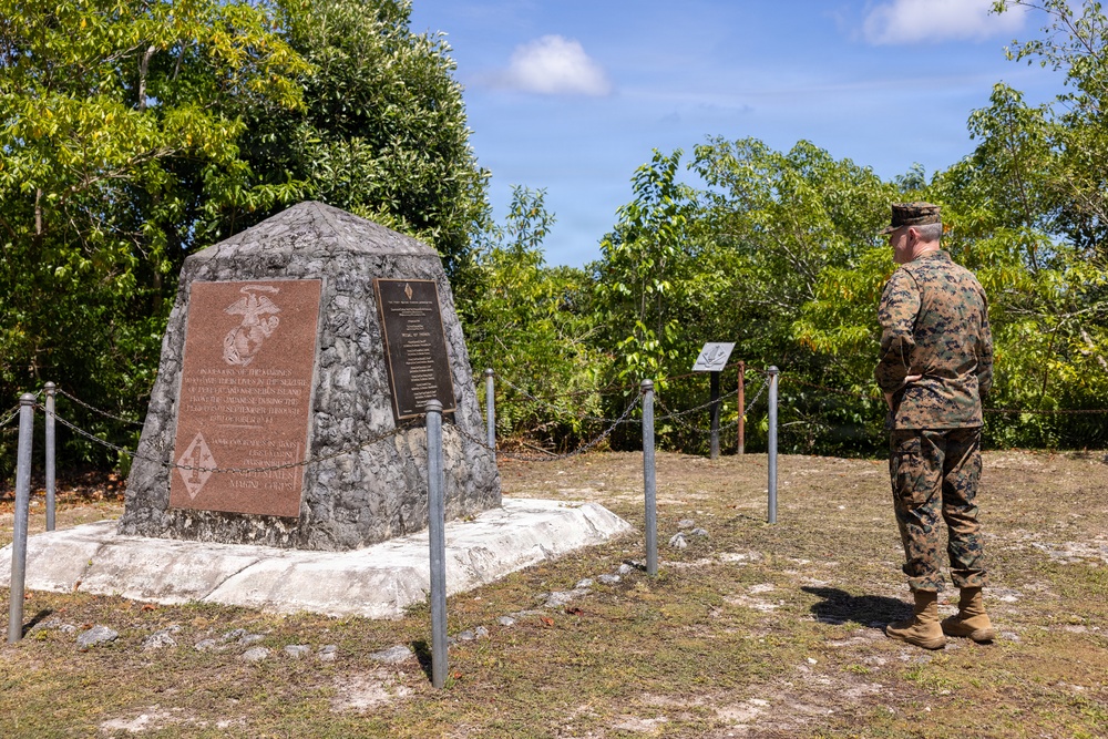 MARFORPAC deputy commander in Palau: Historic site tour