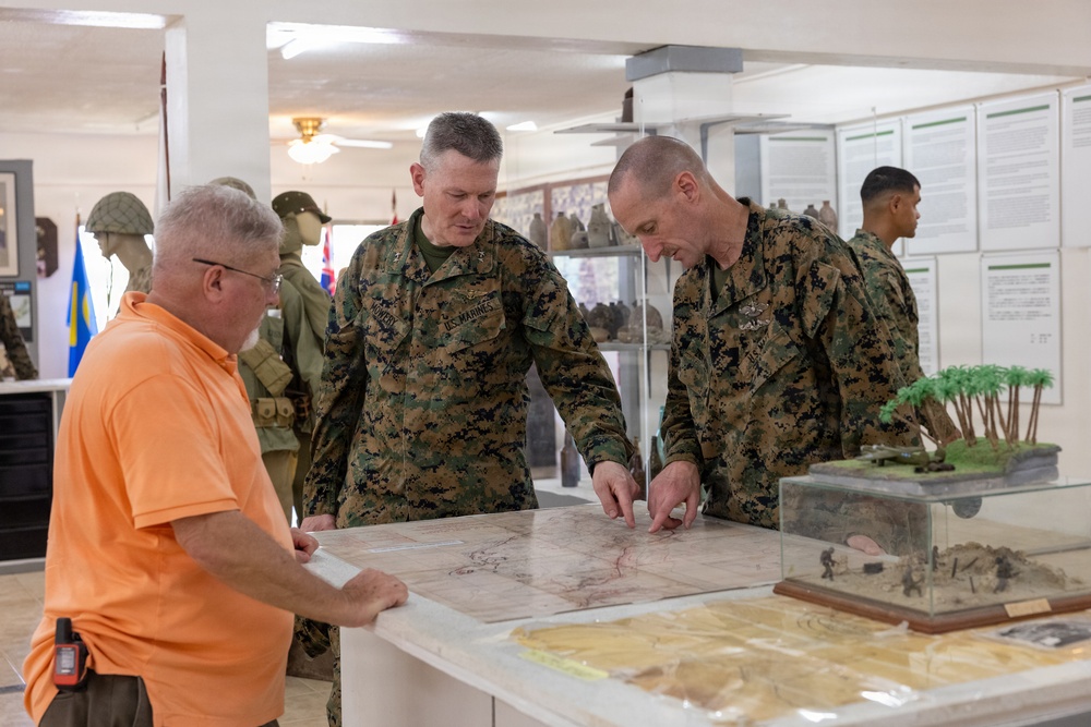 MARFORPAC deputy commander in Palau: Historic site tour