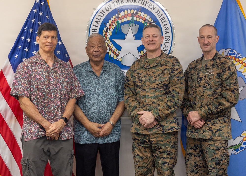 MARFORPAC deputy commander meets with governor of Northern Mariana Islands