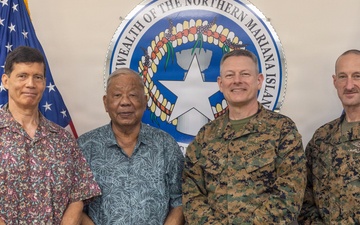 MARFORPAC deputy commander meets with governor of Northern Mariana Islands