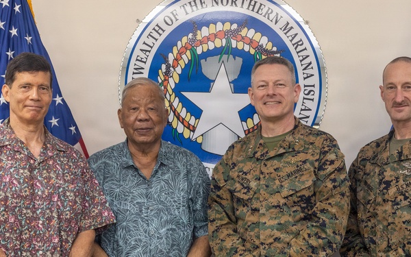 MARFORPAC deputy commander meets with governor of Northern Mariana Islands