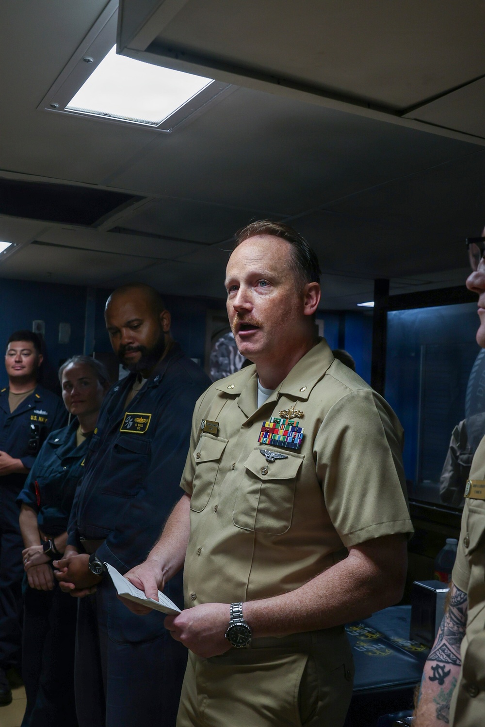 Comstock Holds 133rd Navy Chief Birthday Ceremony