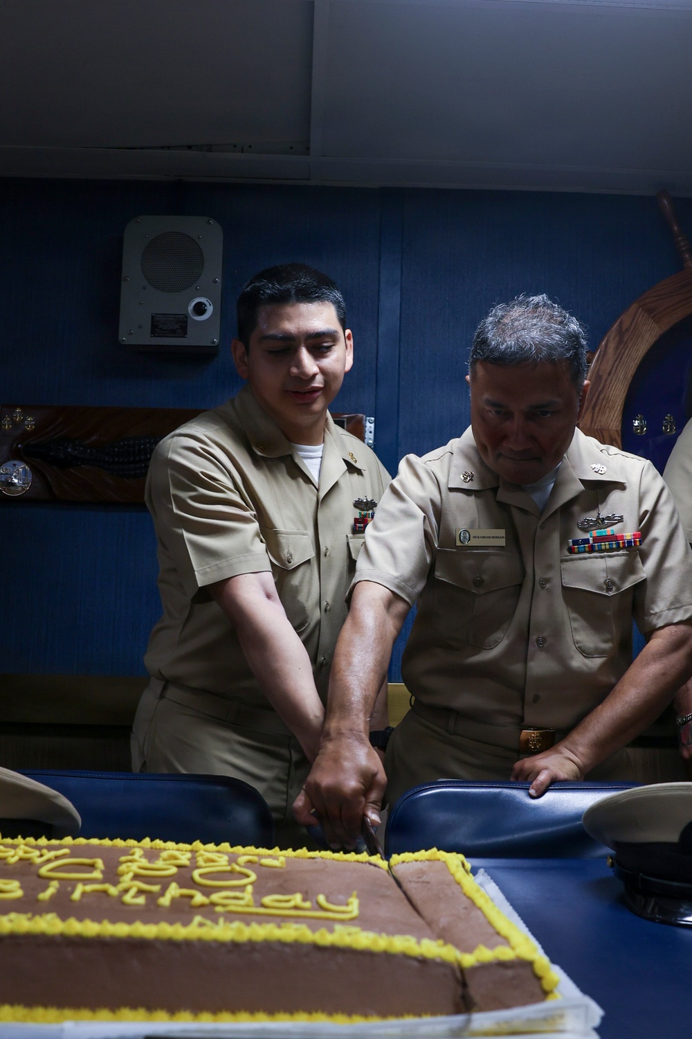 Comstock Holds 133rd Navy Chief Birthday Ceremony