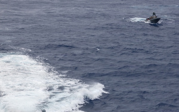 11th MEU Marines &amp; Sailors Conduct RHIB Operations aboard USS Portland
