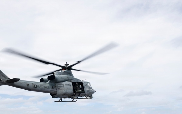11th MEU Marines, Sailors Conduct Flight Operations Aboard USS Boxer