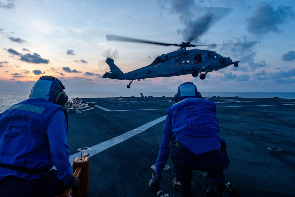 Blue Ridge Flight Operations at Night