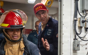 Blue Ridge Conducts General Quarters Drill