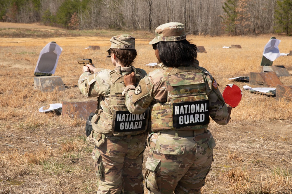 GA Guardsmen Qualifying in Quantico