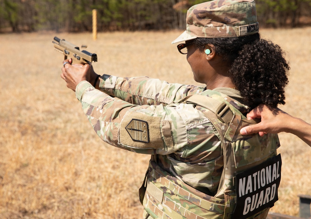 DC Guardsman Qualifying at Quantico