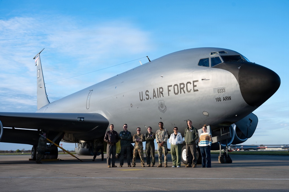 Orientation flights return to RAF Mildenhall, reconnecting Airmen to mission