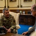 Chief of the National Guard Bureau meets with Indiana governor at Statehouse