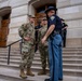 Chief of the National Guard Bureau meets with Indiana governor at Statehouse