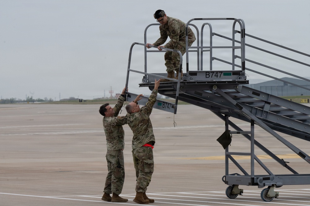 Team McConnell Completes Weather Evacuation