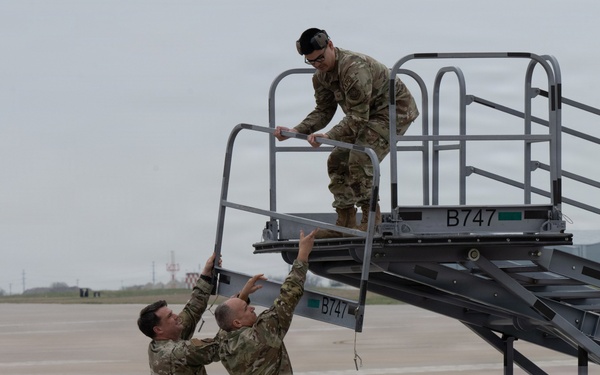 Team McConnell Completes Weather Evacuation