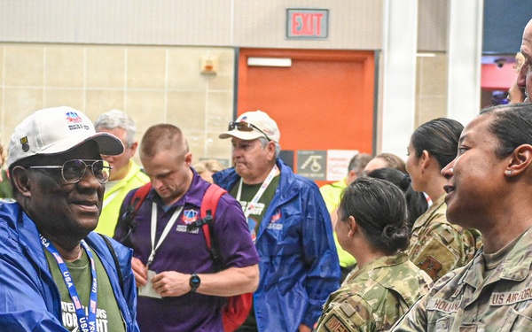 126th ARW Airmen Honor Veterans at St. Louis Honor Flight Send-Off