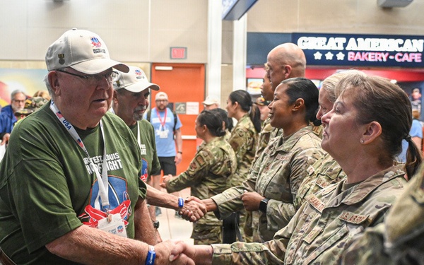 126th ARW Airmen Honor Veterans at St. Louis Honor Flight Send-Off