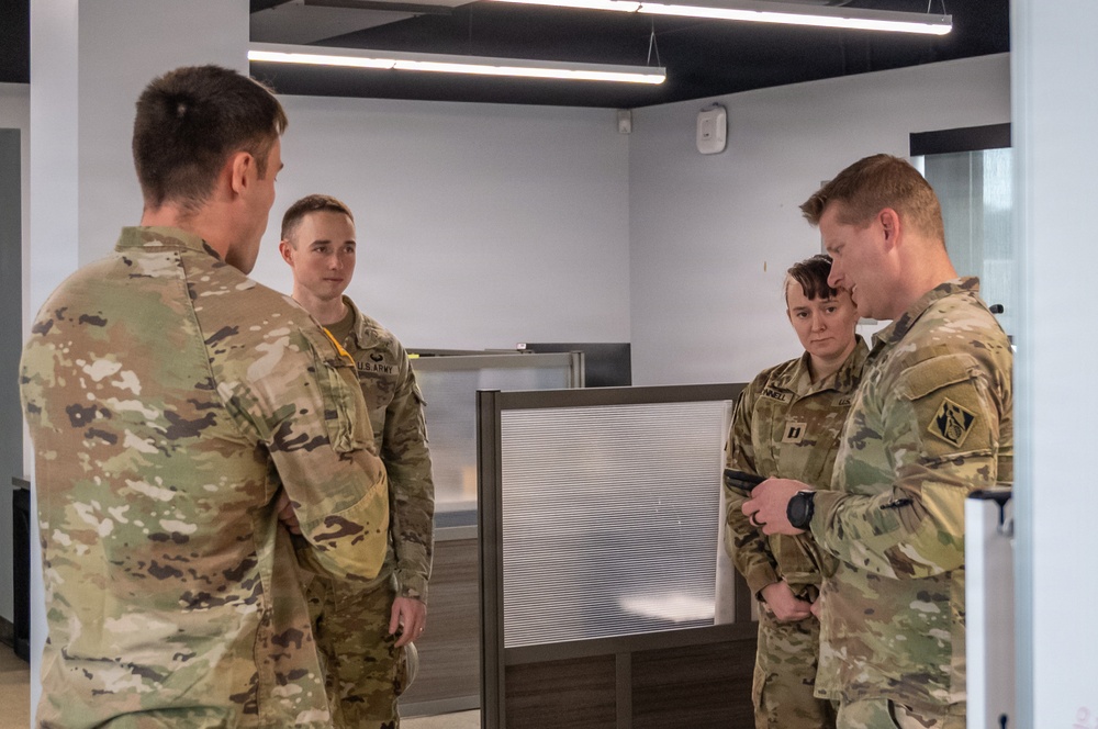 MAJ Bergeman Meets the Newest Buffalo District Project Engineer, CPT Kaylee O'Connell